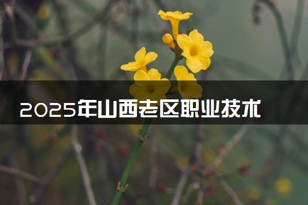 2025年山西老区职业技术学院在山东招生代码：E105 专业代码及报考指南