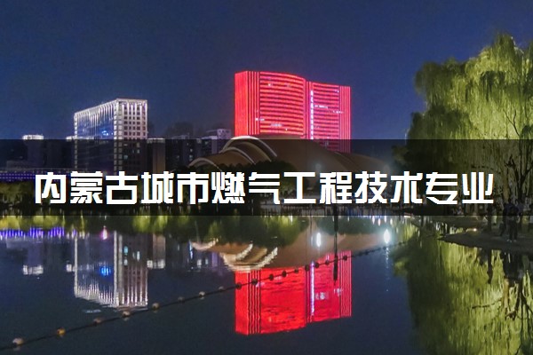 内蒙古城市燃气工程技术专业各大学录取分数线：最低238分能上 开设院校及位次