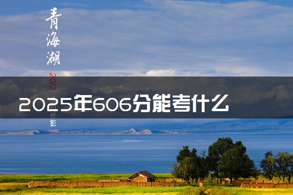 2025年606分能考什么医药类大学 哪些大学值得报